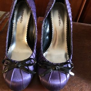 Classified Purple Heels